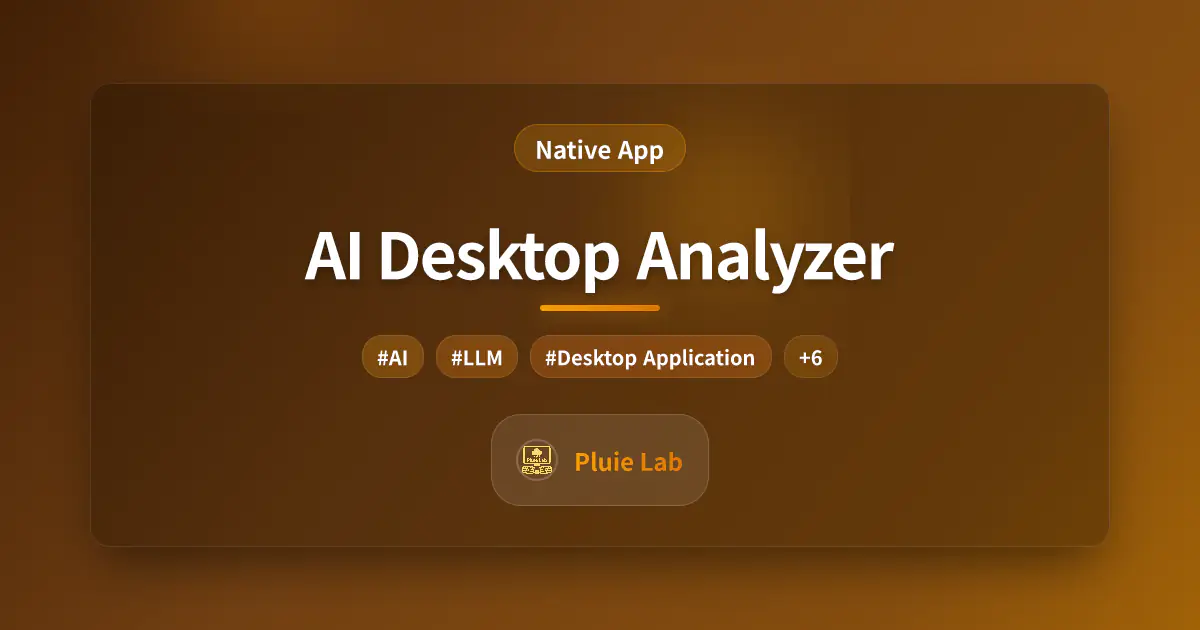 AI Desktop Analyzer