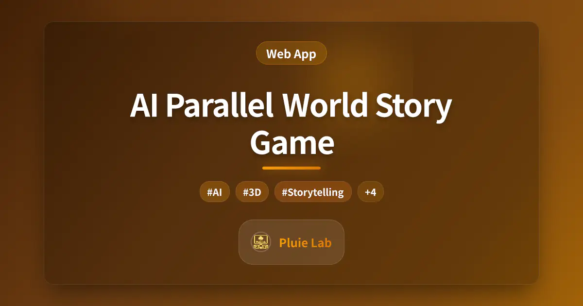AI Parallel World Story Game